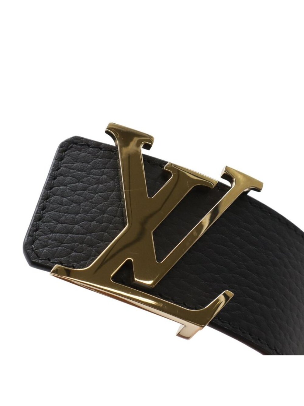 Louis Vuitton Ceinture LV Initial 40 mm Reversible Belt Taurillon Leather Black - Picture 3 of 7